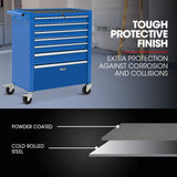 Malham Tool Chest, 7 Drawer, Blue