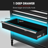 Malham Tool Chest, 7 Drawer, Black