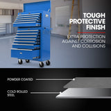 Skipton Tool Chest, 16 Drawer, Blue