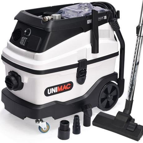 Commercial 30L wet and dry dust extractor vacuum, view 1