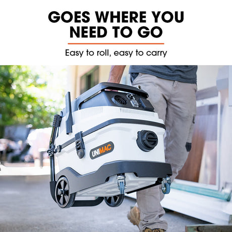 Commercial 30L wet and dry dust extractor vacuum, view 3