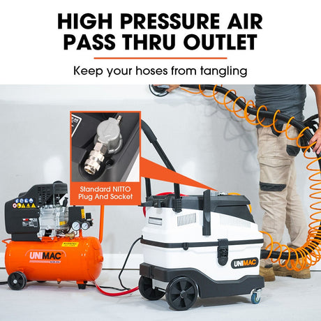 Commercial 30L wet and dry dust extractor vacuum, view 13