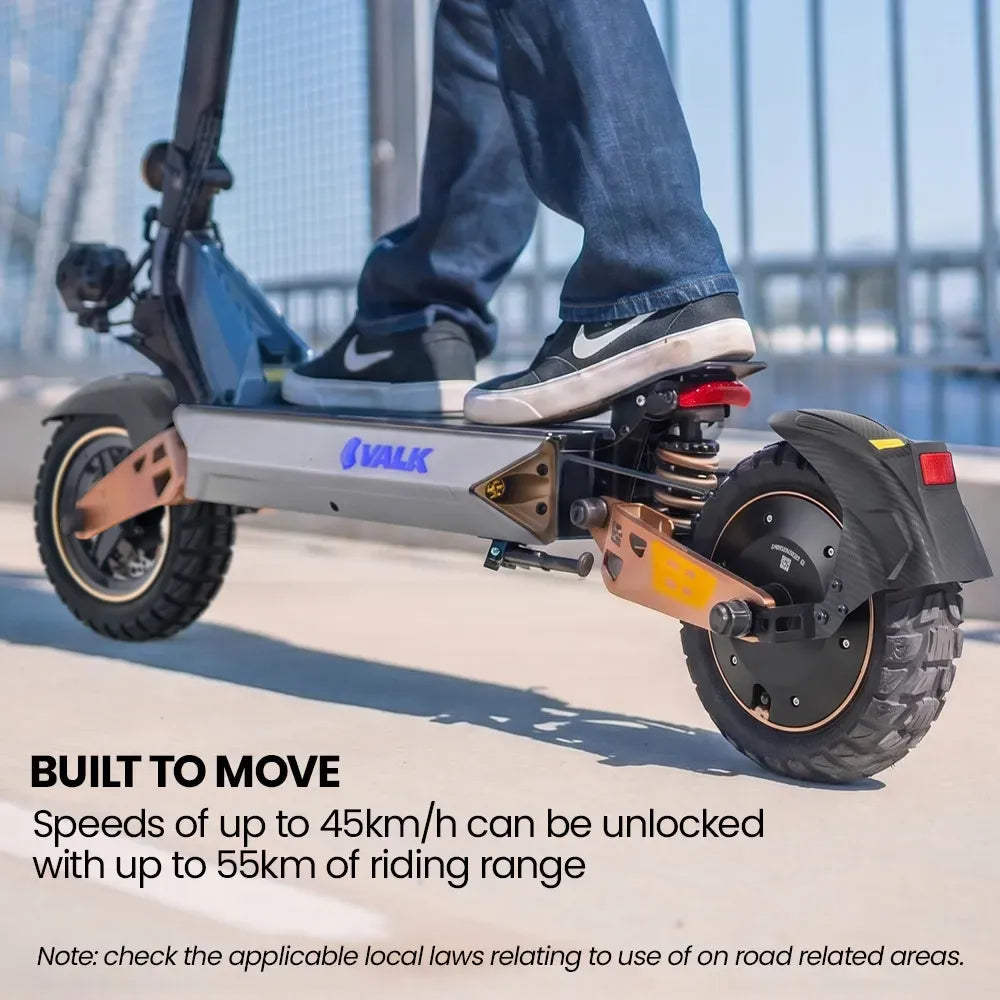 Utrecht Electric Scooter, 500W, 55km Range, Black Bronze