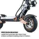 Utrecht Electric Scooter, 500W, 55km Range, Black Bronze