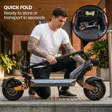 Utrecht Electric Scooter, 500W, 55km Range, Black Bronze