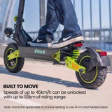 Utrecht Electric Scooter, 500W, 55km Range, Black Green