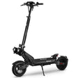 Utrecht folding electric commuter scooter in black with dual suspension