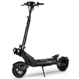 Utrecht folding electric commuter scooter in black with dual suspension