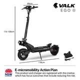 Utrecht Electric Scooter, 500W, 55km Range, Black