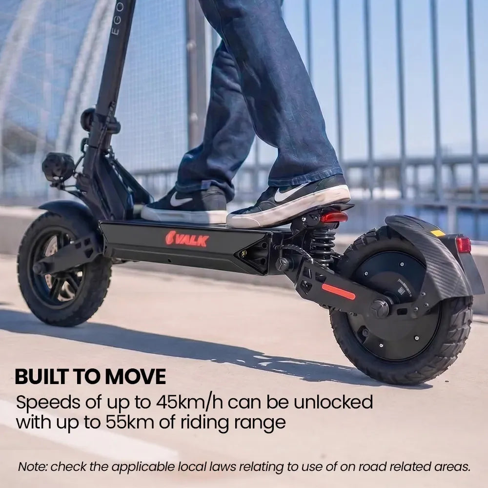 Utrecht Electric Scooter, 500W, 55km Range, Black