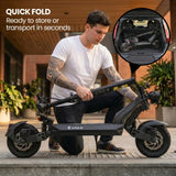 Utrecht Electric Scooter, 500W, 55km Range, Black