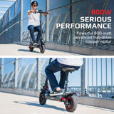 Eindhoven Electric Scooter, 800W, 50km Range, Silver Black