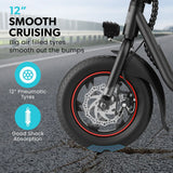Delft Electric Scooter with Seat, 300W, 25km Range, Black