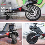 Gouda Dual Motor Electric Scooter, 1600W, 60km Range, Black