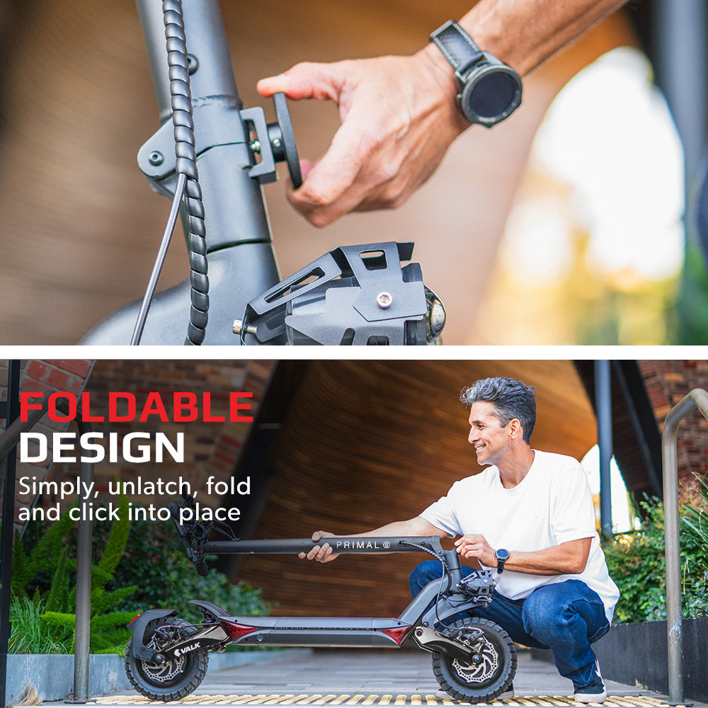 Gouda Dual Motor Electric Scooter, 1600W, 60km Range, Black