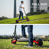 Gouda Dual Motor Electric Scooter, 1600W, 60km Range, Black Red