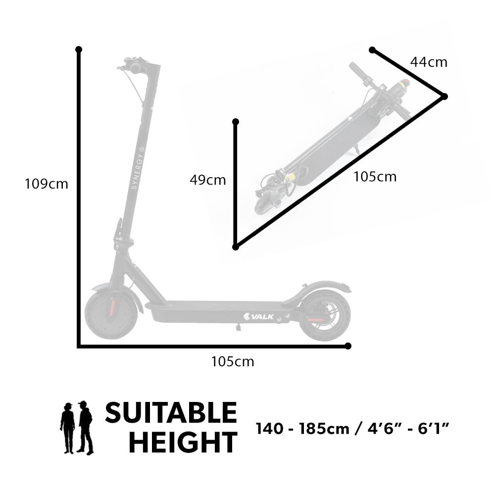 Maastricht Electric Scooter, 400W, 25km Range, Black