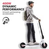 Maastricht Electric Scooter, 400W, 25km Range, White