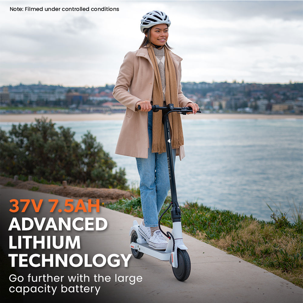 Maastricht Electric Scooter, 400W, 25km Range, White