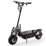 Zwolle black 1000W turbo electric scooter with knobby tyres