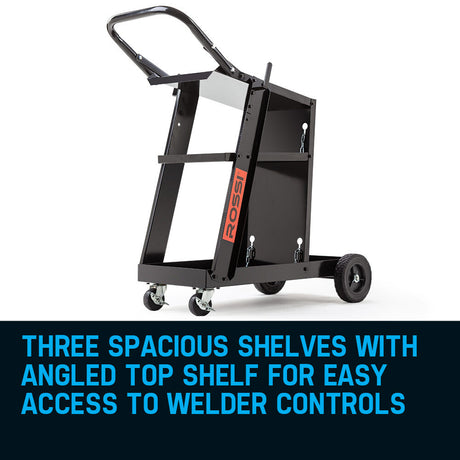 Sabden Welding Cart Trolley, 3 Shelf, Steel, 50kg Capacity