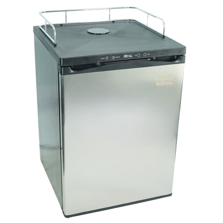 Reversible door on the premium kegerator beer fridge