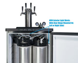 MKX CO2 regulator supplied with the kegerator fridge pack