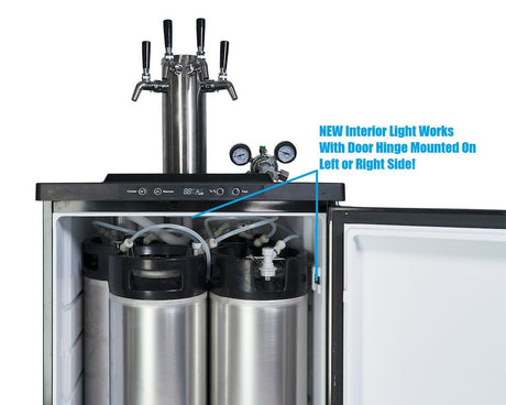 MKX CO2 regulator supplied with the kegerator fridge pack