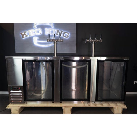 Dixel digital controller on the commercial keg fridge