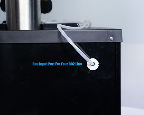 Double tap font with two stainless steel laminar flow beer taps