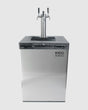 160 L triple tap kegerator beer fridge with stainless steel taps