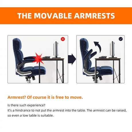 Velvet Home Ergonomic Swivel Office Chair