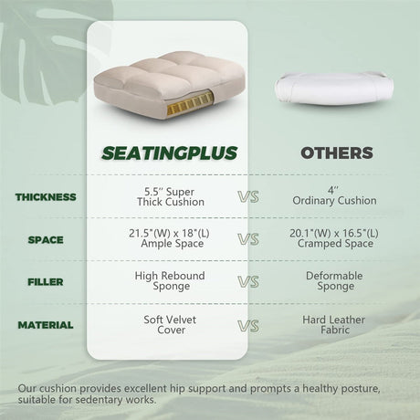Ergonomic Velvet Swivel Office Chair