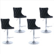Boneo black bar stool in a modern Australian kitchen