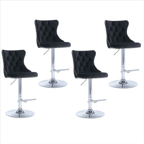 Boneo black bar stool in a modern Australian kitchen