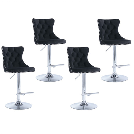 Boneo black bar stool in a modern Australian kitchen