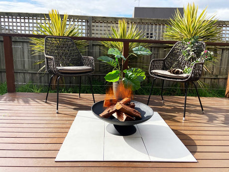 Elegant Cast Iron Outdoor Fire Pit