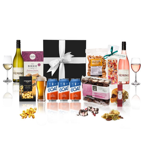 Festive Celebration Wine, Beer and Gourmet Gift Hamper