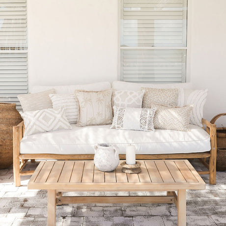Boho Textured Cushion Cover — Africa Cotton Toweling 30 x 50cm — Allure Home Collections