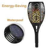 Galatone Solar Garden Torch Light, 51 LED, Flame Effect