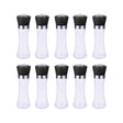 Salina tall glass salt or pepper grinders, pack of ten with ceramic cores