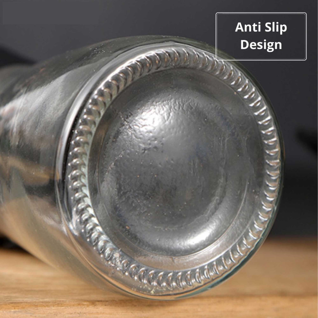 Lipari Salt or Pepper Grinder, Glass, Adjustable Ceramic Core, 12cm, 150ml, 12pcs