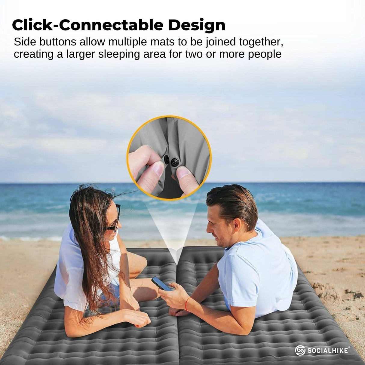 Banff Self Inflating Camping Mattress, Single