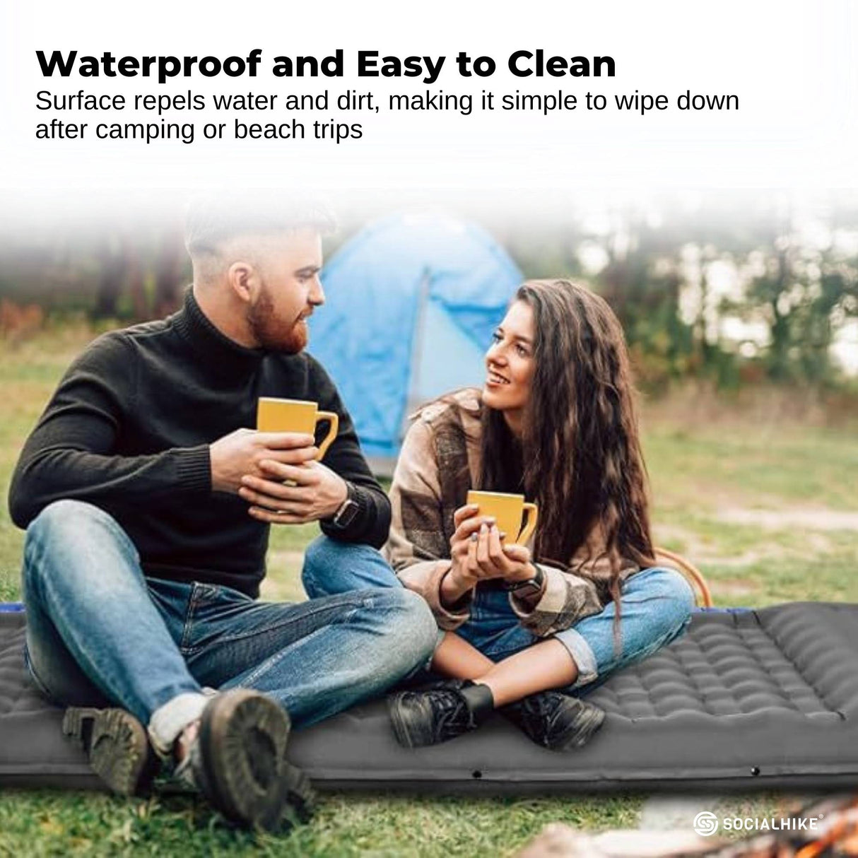 Banff Self Inflating Camping Mattress, Single