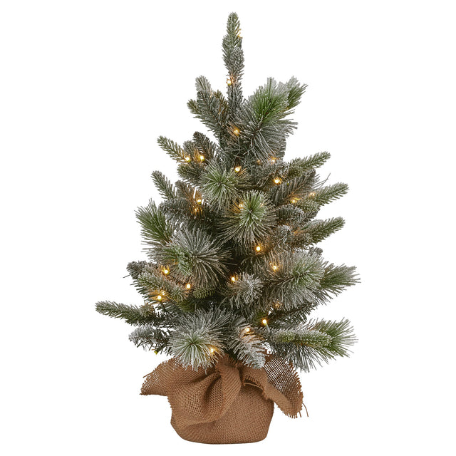 Snowy Stamford Spruce Mini Christmas Tree