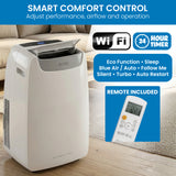 Caldonazzo Portable Air Conditioner, 3.5kW, WiFi and Remote