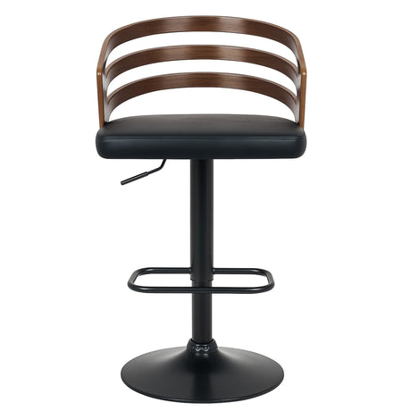 Red Hill South black bar stool in a modern Australian kitchen view 3