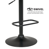 Sarantino walnut bentwood bar stool in styled kitchen setting — Allure Home Collections