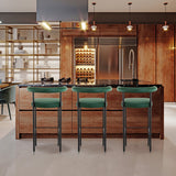 Sarantino Cedric Green Bar Stool