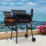 Nannup 2 in 1 BBQ and Offset Smoker, view 7